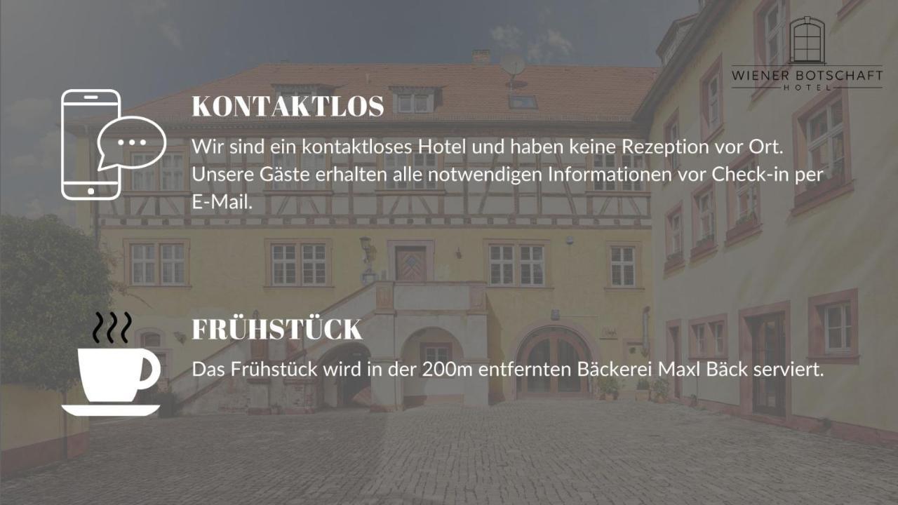 Hotel Wiener Botschaft In Veitshoechheim Bagian luar foto